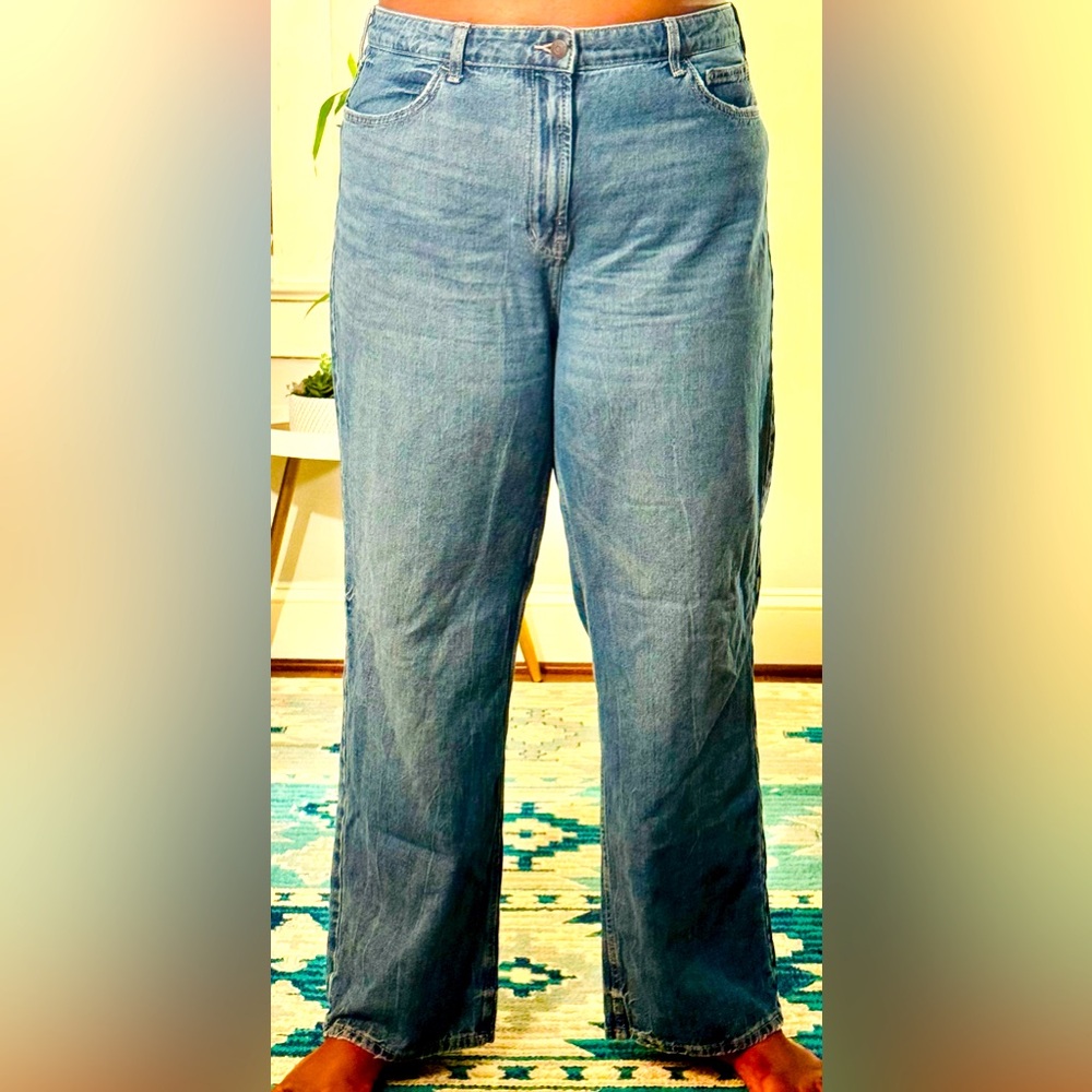 H&M Wide Leg Denim Pants
